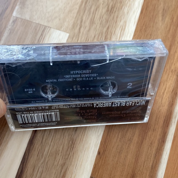 HYPOCRISY - Inferior Devoties 1994 Cassette ( Collectible) Nuclear Blast - Picture 5 of 6